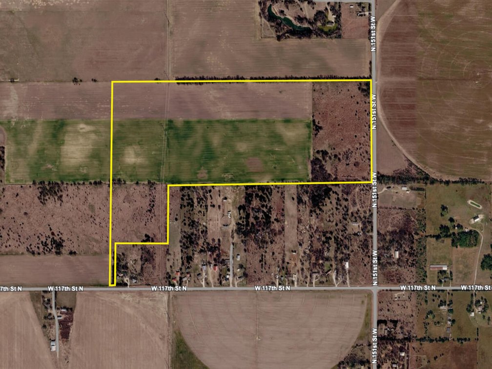 114.6 Acres Northwest of Wichita Near Bentley in Sedgwick County, Kansas photo 2