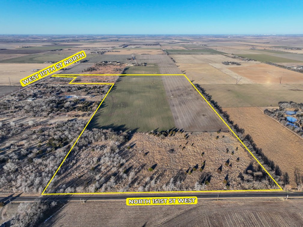114.6 Acres Northwest of Wichita Near Bentley in Sedgwick County, Kansas photo 6