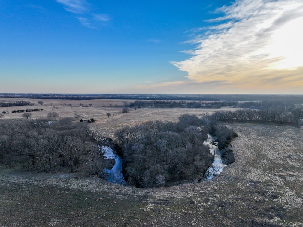 157.5 Acres Near Andover w/ Four Mile Creek & Homestead, Butler County, Kansas photo 7