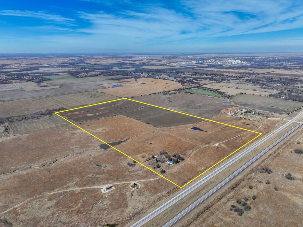 74.6 Acres Pasture, Tillable, Oil Income & Homesite – 112 SW 50th St., El Dorado, KS 67042 photo 1