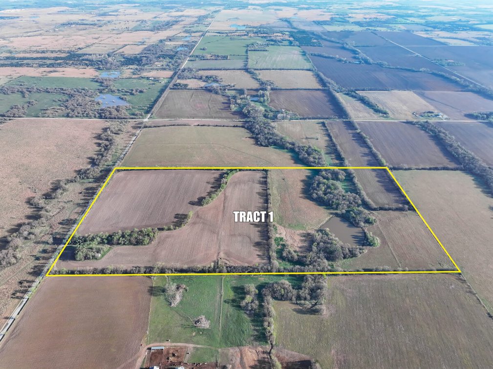 (3) 80+- Acre Tracts South of Augusta – Water Meter, Farm Ground, Pasture, Pond, Creek & Trees photo 3