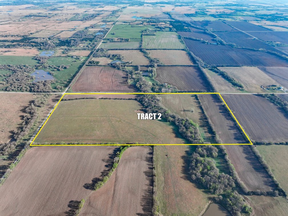 (3) 80+- Acre Tracts South of Augusta – Water Meter, Farm Ground, Pasture, Pond, Creek & Trees photo 4
