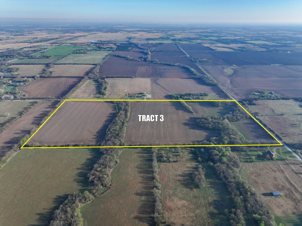 (3) 80+- Acre Tracts South of Augusta – Water Meter, Farm Ground, Pasture, Pond, Creek & Trees photo 5