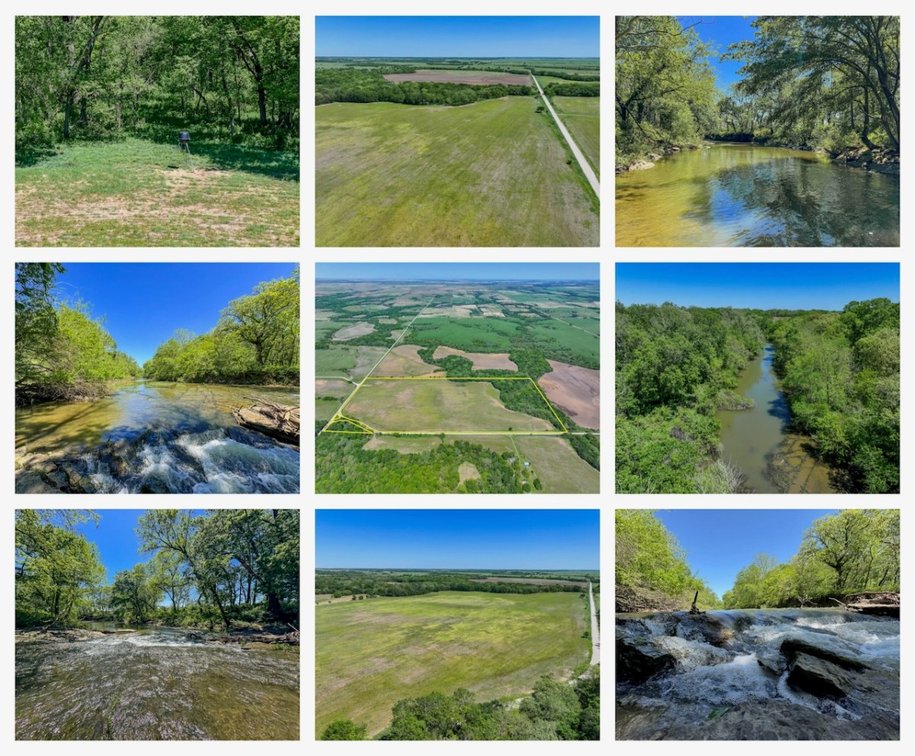 75.6 Taxable Acres w/ Elk River, Tillable Farm Ground & Heavy Timber – Elk County, Kansas photo 1