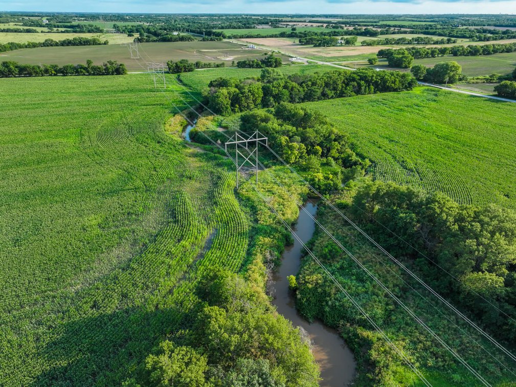 33.4 Acres Near Benton, Butler/Sedgwick County Line: Whitewater Creek, Trees & Farm Ground photo 4