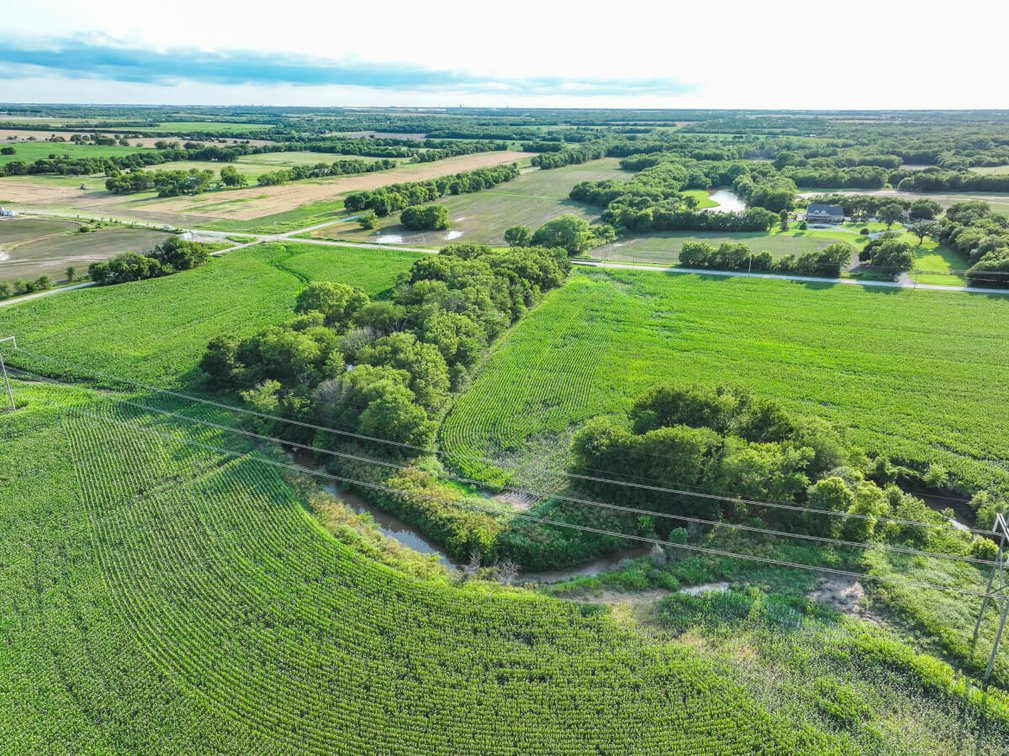 33.4 Acres Near Benton, Butler/Sedgwick County Line: Whitewater Creek, Trees & Farm Ground photo 9
