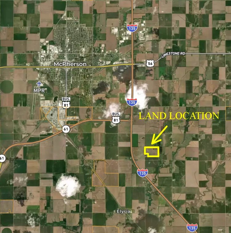 108+- Acres Tillable Farm Ground – McPherson County, Kansas photo 1