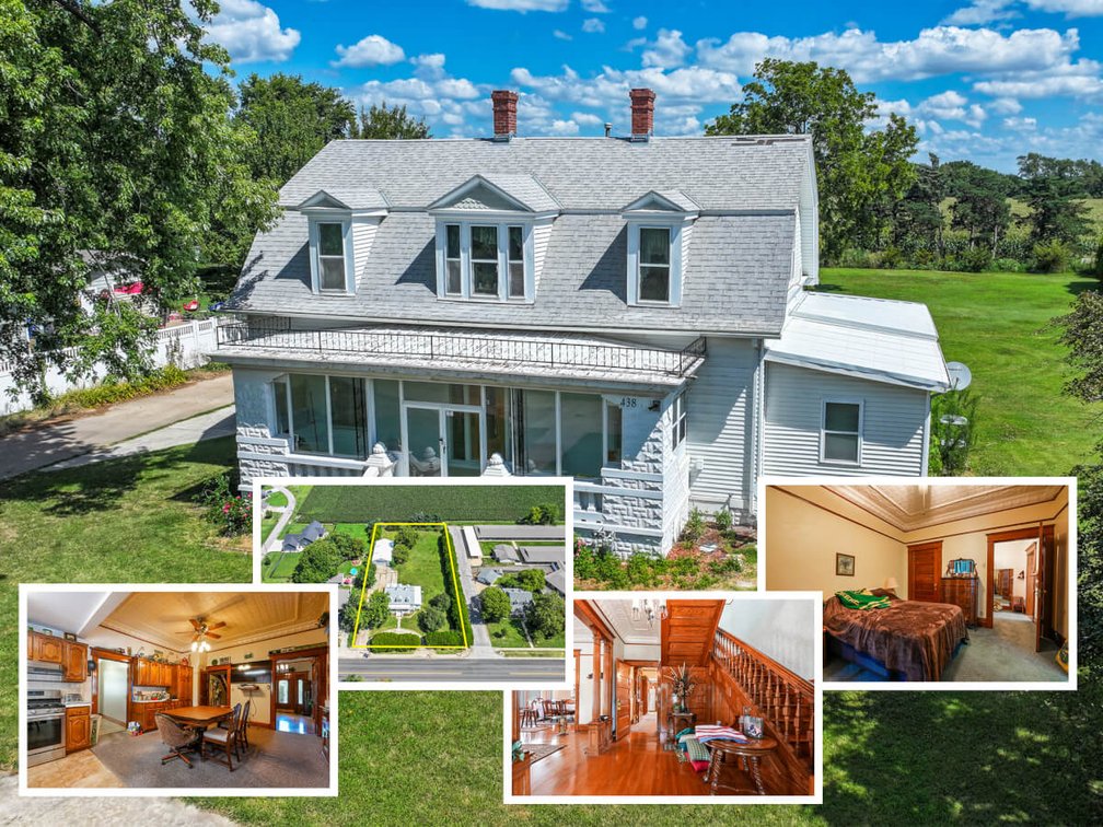 438 E Main St, Mount Hope, KS 67108: 4 Bed 2.5 Bath Classic Home and Shop photo 1
