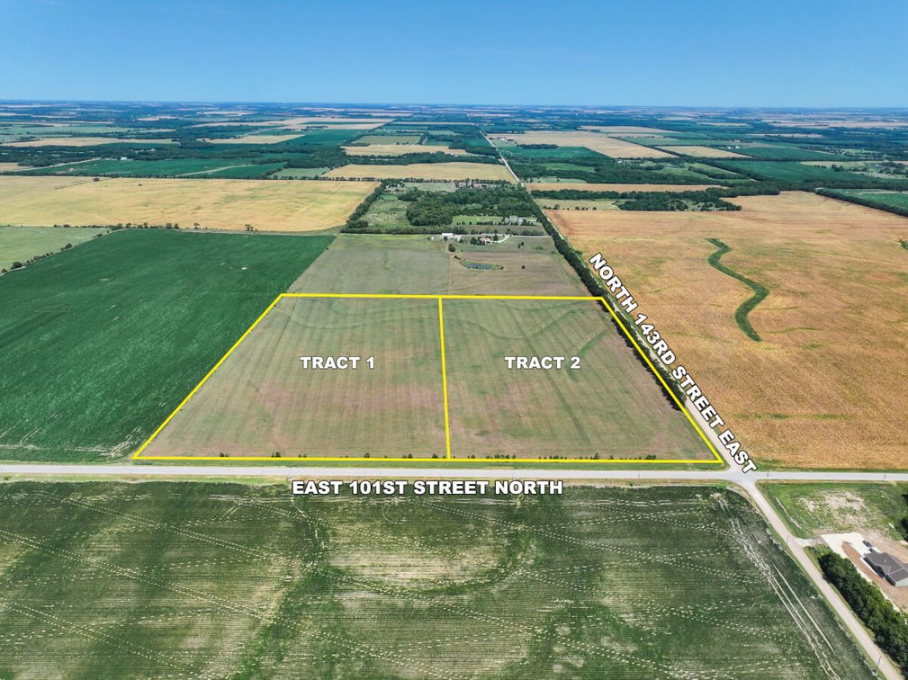 (2) 20+- Acre Land Tracts in Northeast Sedgwick County, Kansas photo 1