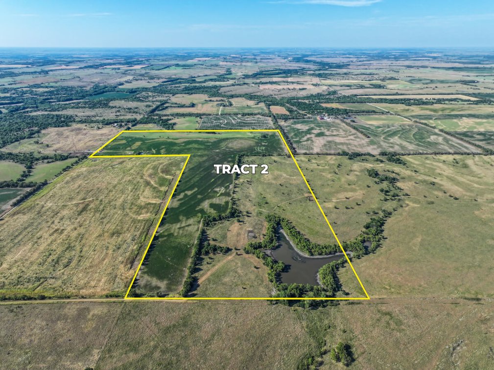 376+- Acres, 3 Tracts - Tillable, Pasture, Oil Income & Hunting – Cowley County, Kansas photo 3