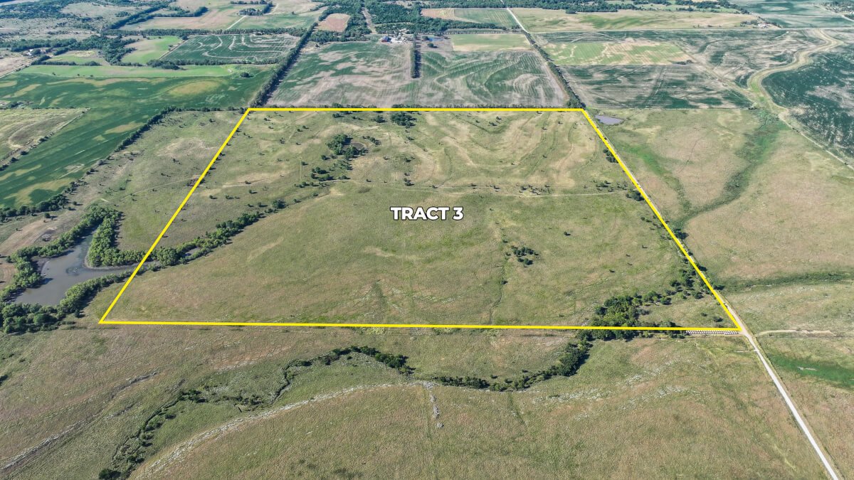 376+- Acres, 3 Tracts - Tillable, Pasture, Oil Income & Hunting – Cowley County, Kansas photo 4