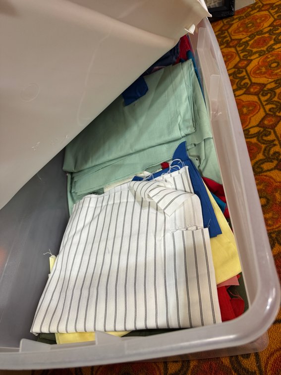 Large Lot of assorted fabric and Material photo 6