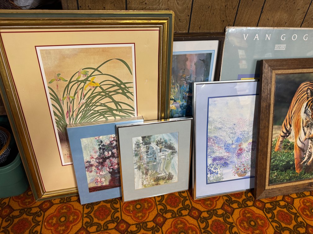 Large lot of pictures and frames photo 2
