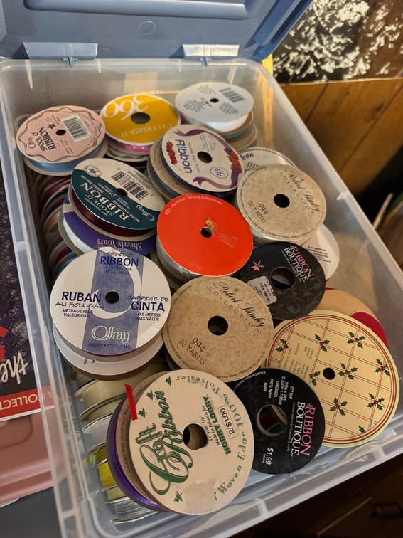 Large lot of sewing material and all contents of bar photo 8