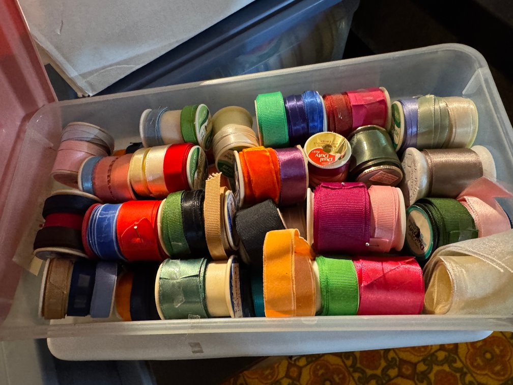 Large lot of sewing material and all contents of bar photo 10