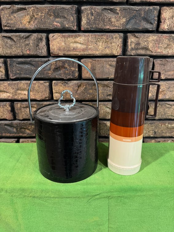 Thermos and Ice Bucket
