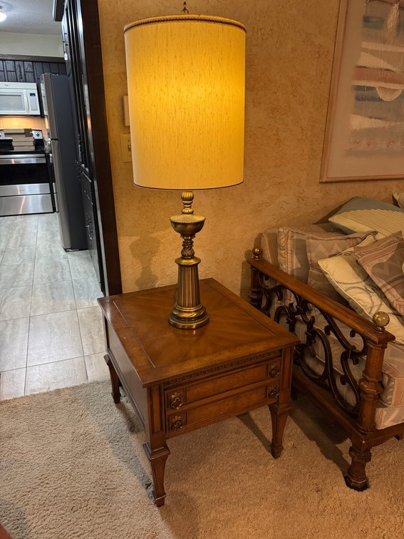 Lamp and End Table