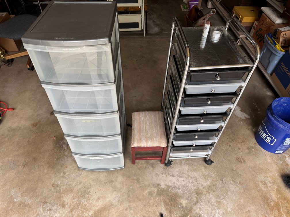 Organizers and Stool