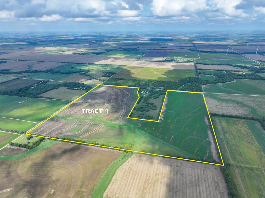2 Tracts: 160+- Acres w/ Home, Buildings & Land North of Peabody in Marion County, Kansas photo 2