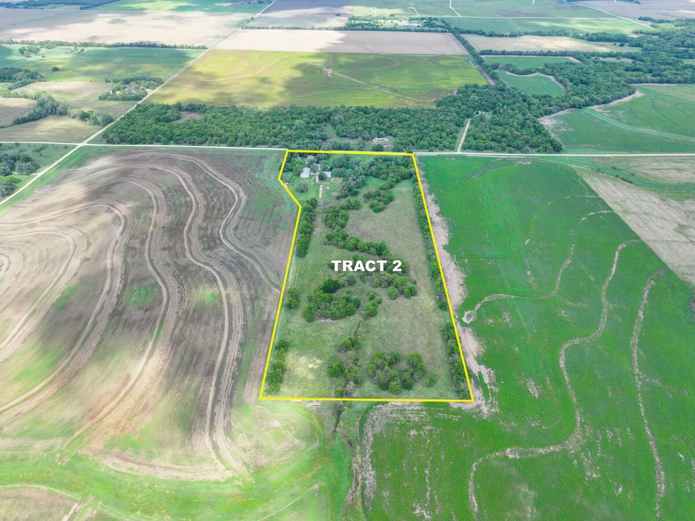 2 Tracts: 160+- Acres w/ Home, Buildings & Land North of Peabody in Marion County, Kansas photo 3