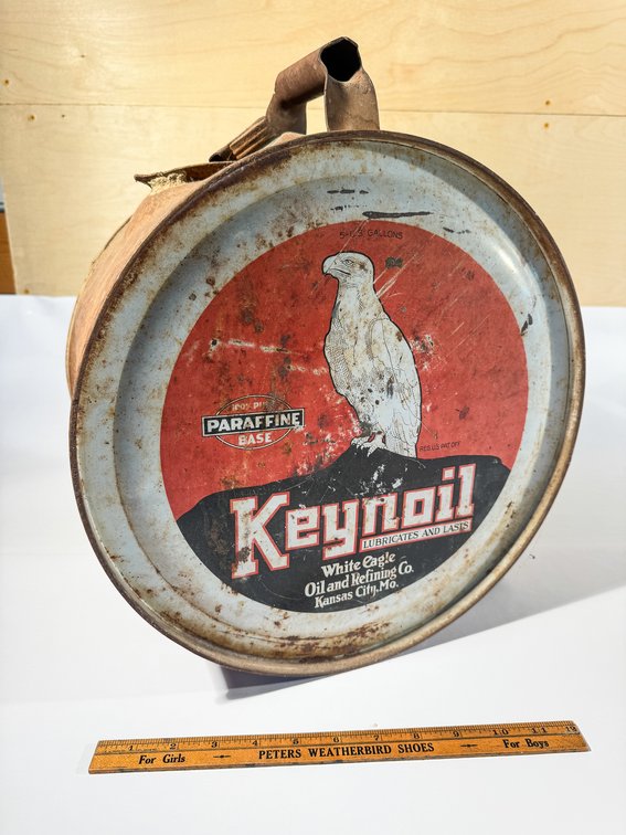 White Eagle Keynoil 5 Gallon Rocker Can photo 7