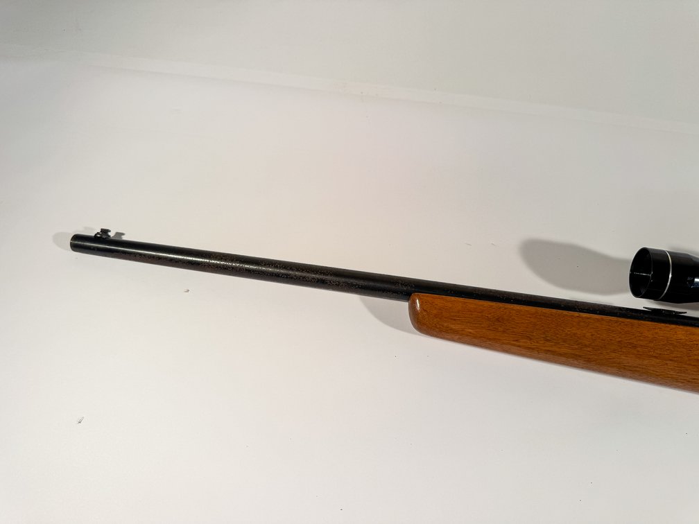 Sears Roebuck JC Higgins Model 41 22 S/L/LR Bolt Action Rifle SN 10319770 with Tasco 4x-32 Scope photo 10