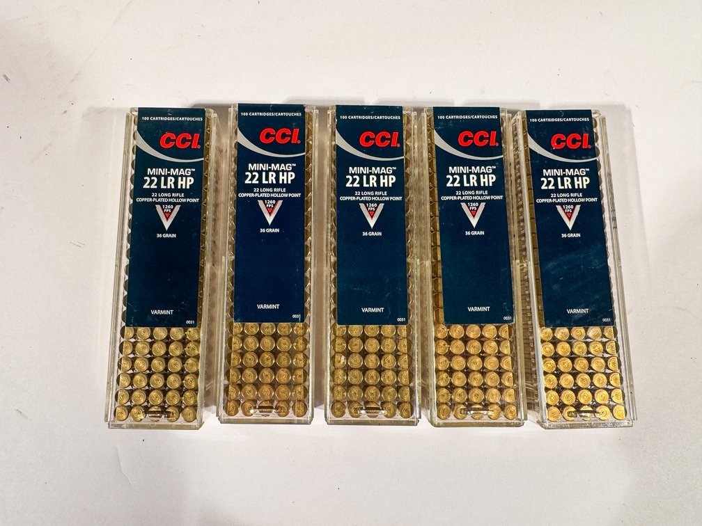500 Rounds CCI 22LR HP