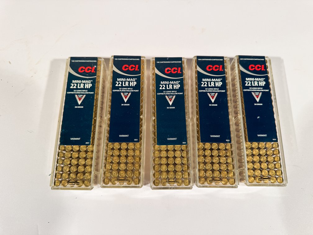 500 Rounds CCI 22LR HP