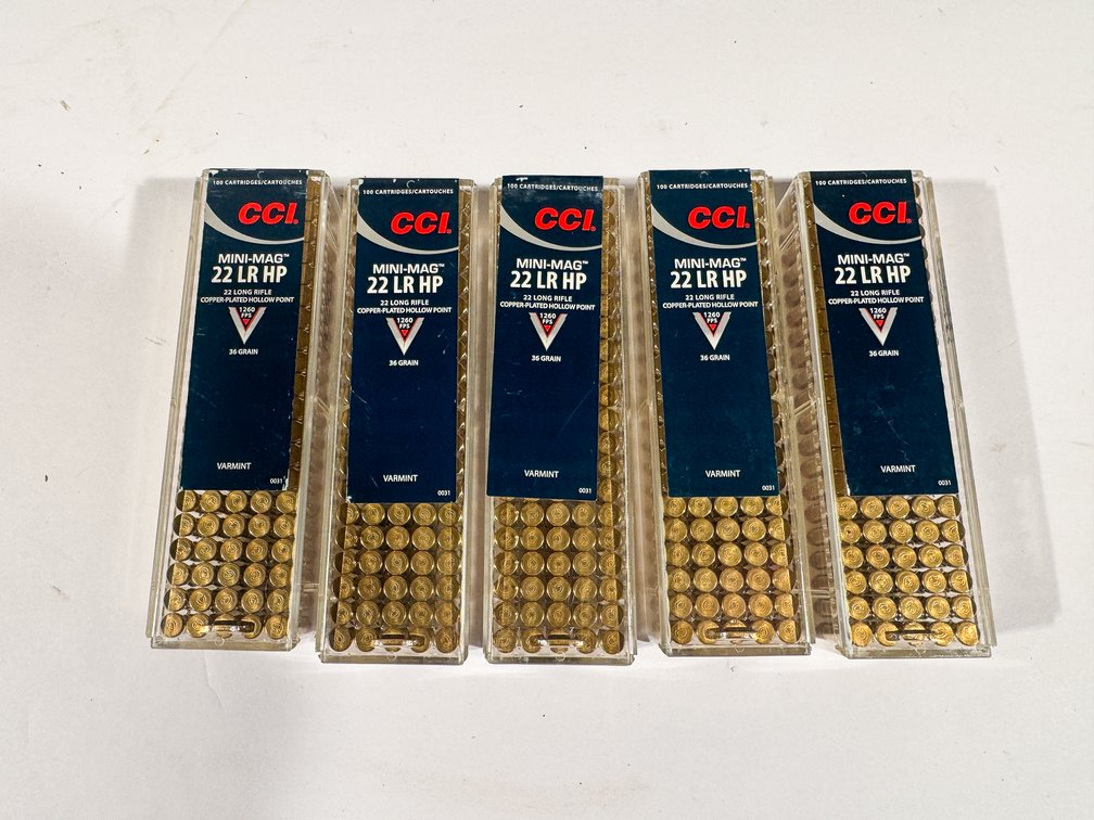 500 Rounds CCI 22LR HP