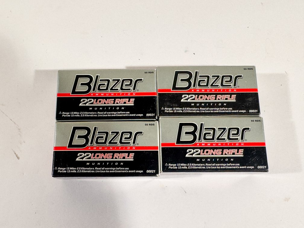200 Rounds Blazer 22LR