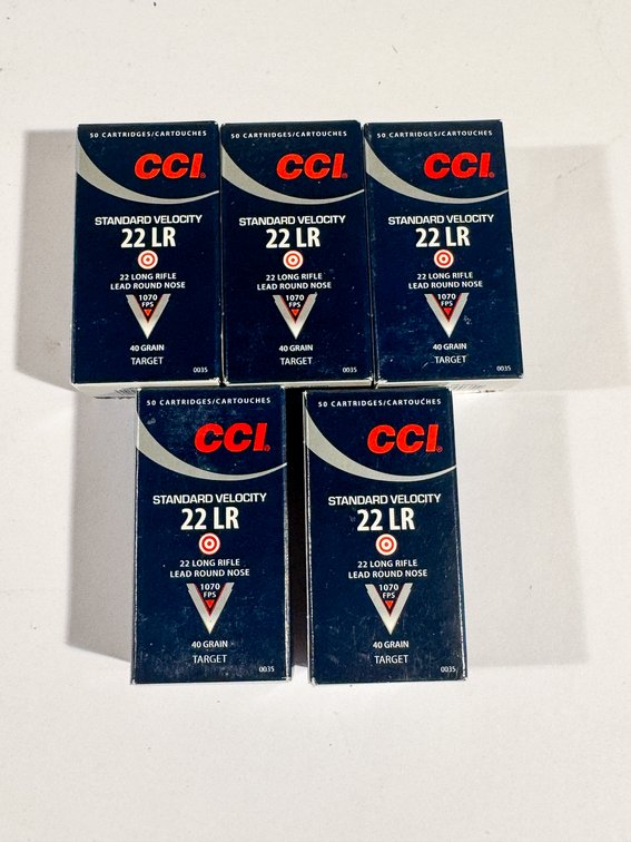 250 Rounds CCI 22LR