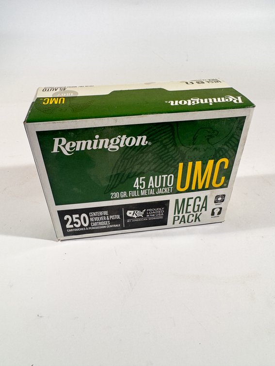 250 Rounds Remington 45 auto