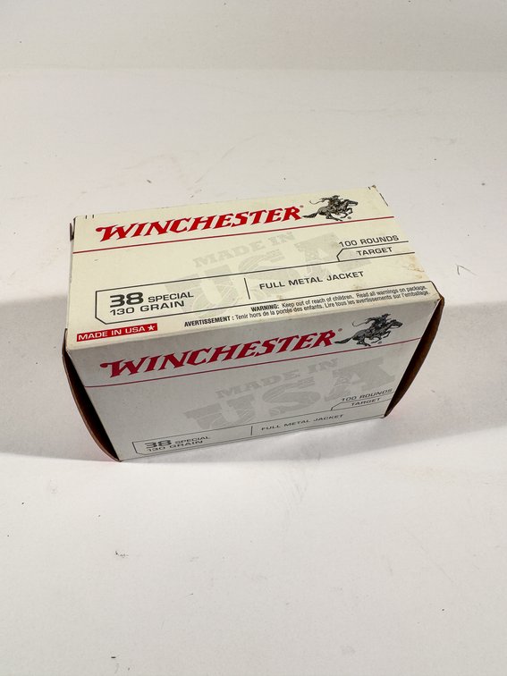 100 Rounds Winchester 38 Special