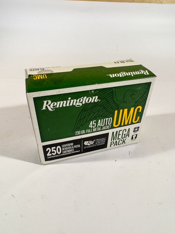 250 Rounds Remington 45 auto