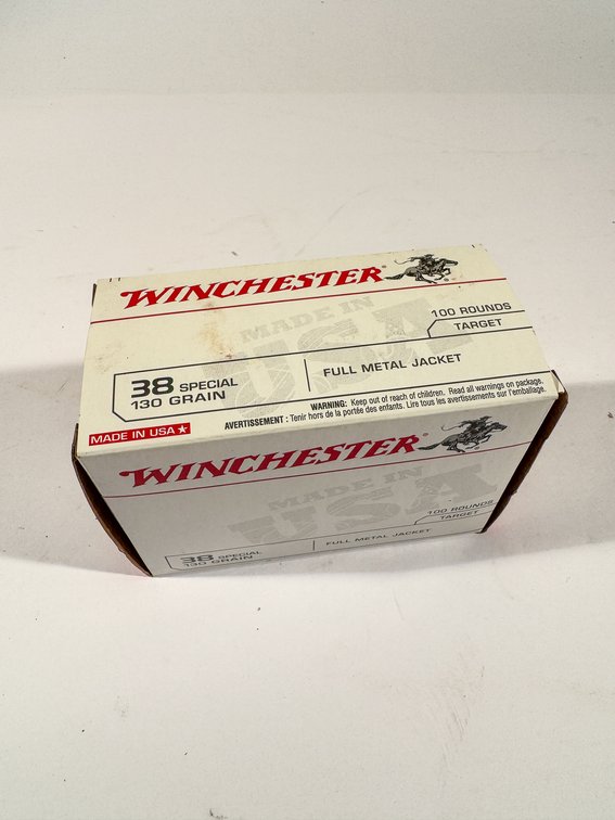 100 Rounds Winchester 38 Special