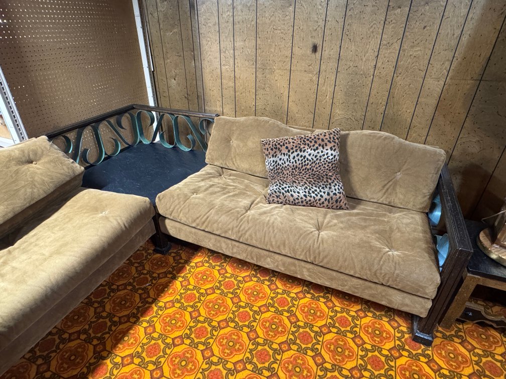Sectional Couch and Coffee table, 115x89" Couch, 54x22" table photo 3
