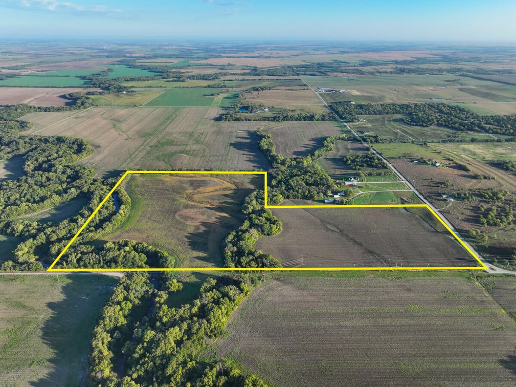 74.2 Acres Whitewater River Tillable Bottom Ground Near Towanda – Butler County, Kansas