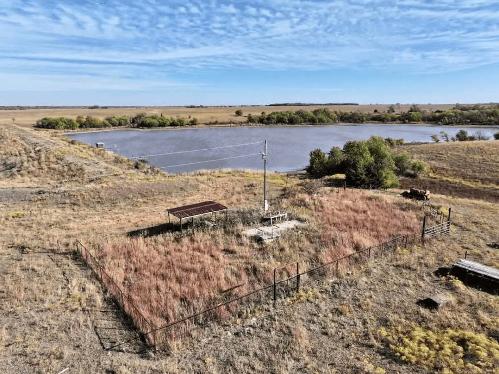308 Acres in Butler County Kansas: Watershed Lake, Ponds, Pasture, Creek & Timber  photo 8