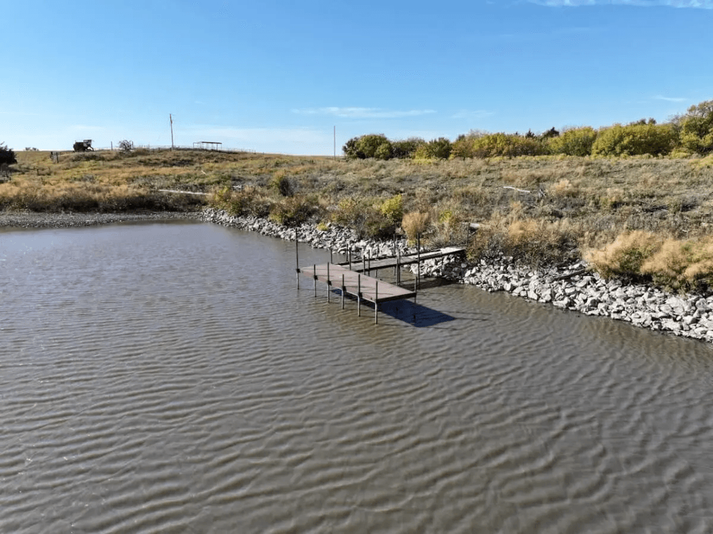 308 Acres in Butler County Kansas: Watershed Lake, Ponds, Pasture, Creek & Timber  photo 9