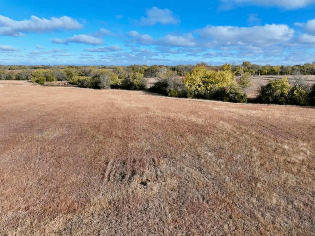 7.4 Acres Between El Dorado & Leon, Kansas on Bluestem Rd – Pond, Trees, Pasture, Blacktop Frontage photo 6