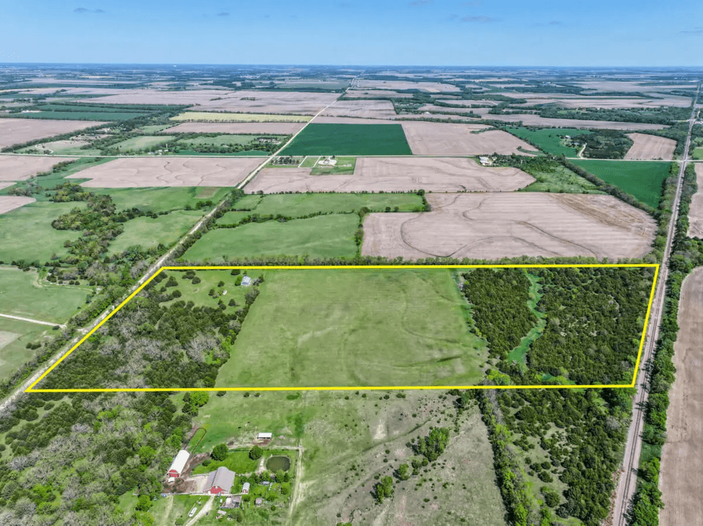 7802 S Harvest Hill Rd., Whitewater, KS – 39 Acres Pasture, Trees & Barn photo 2