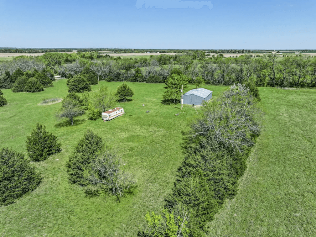 7802 S Harvest Hill Rd., Whitewater, KS – 39 Acres Pasture, Trees & Barn photo 3