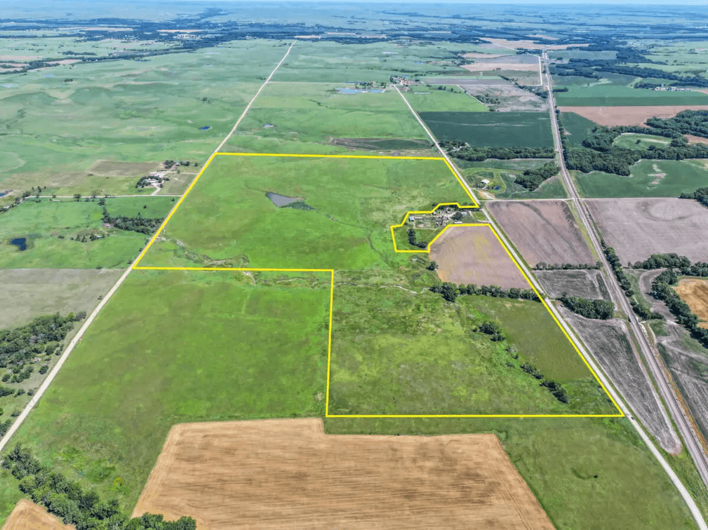 352.7 Acres Chase County, Kansas: Cottonwood River, Tillable, Pasture, Trees & Big Deer photo 3