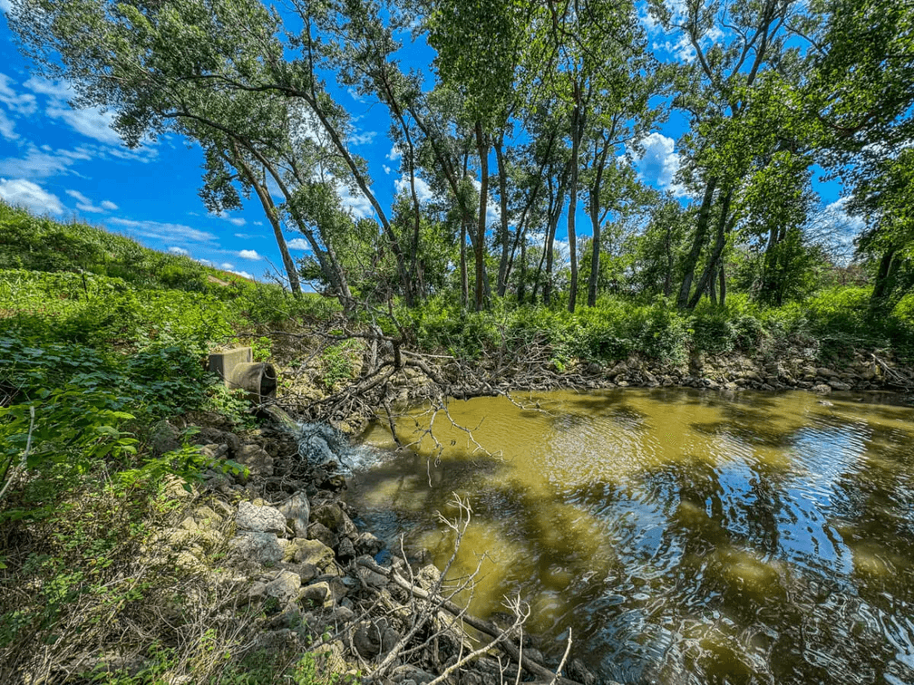 37.5 Acres Butler County, Kansas Land For Sale: Creek, Trees & Blacktop Frontage photo 7