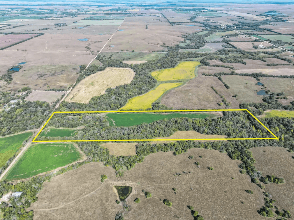 40.3 Acres Butler County, Kansas – Creek, River, Trees, Tillable & Hunting! photo 2
