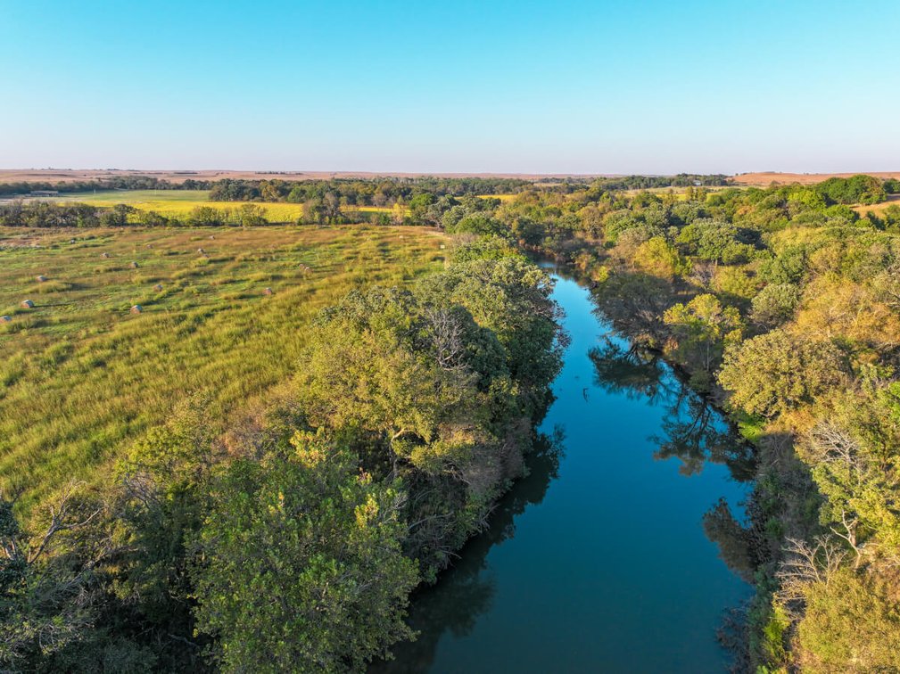 128.8 Acres Cowley County, KS – Grouse Creek, Cattle Pens, Brome Grass, Trees & Hunting/Fishing! photo 4