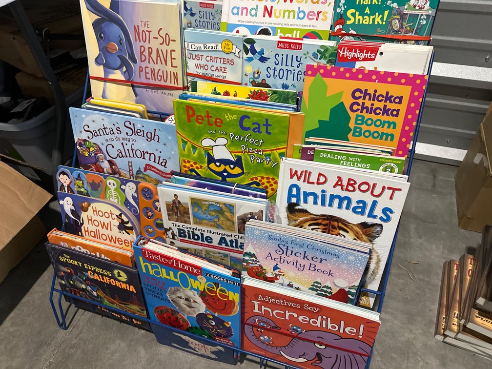 Rack of Books, Holiday Books