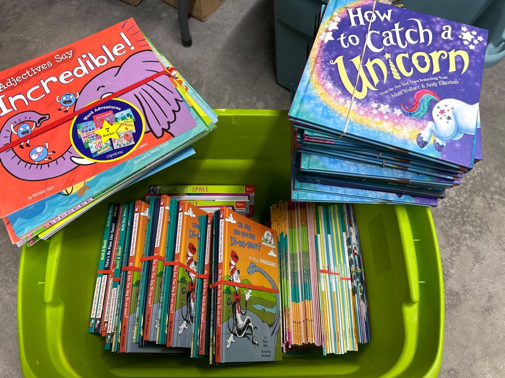 Tote with Multiples of Each Book