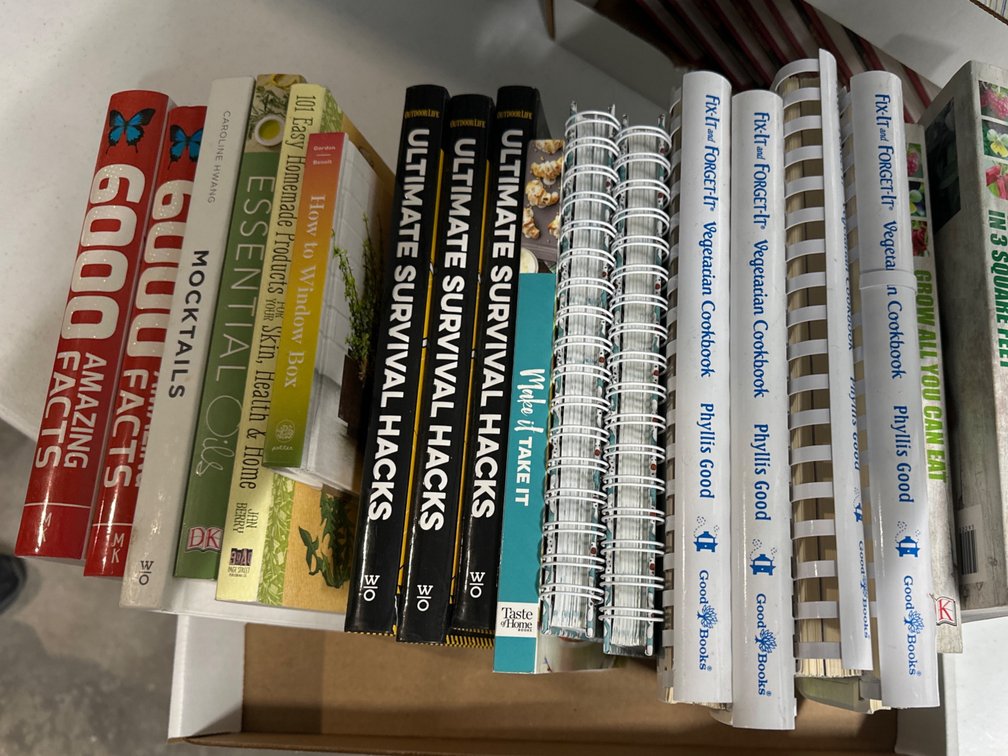Multiple How To and Cook Books