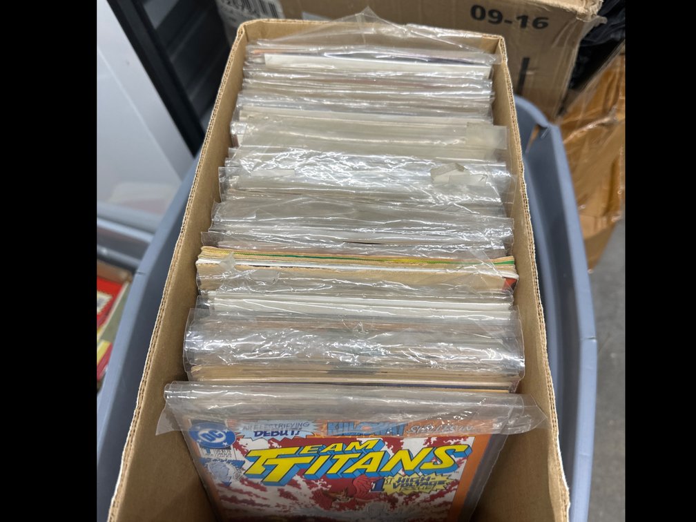 Box of Comic Books